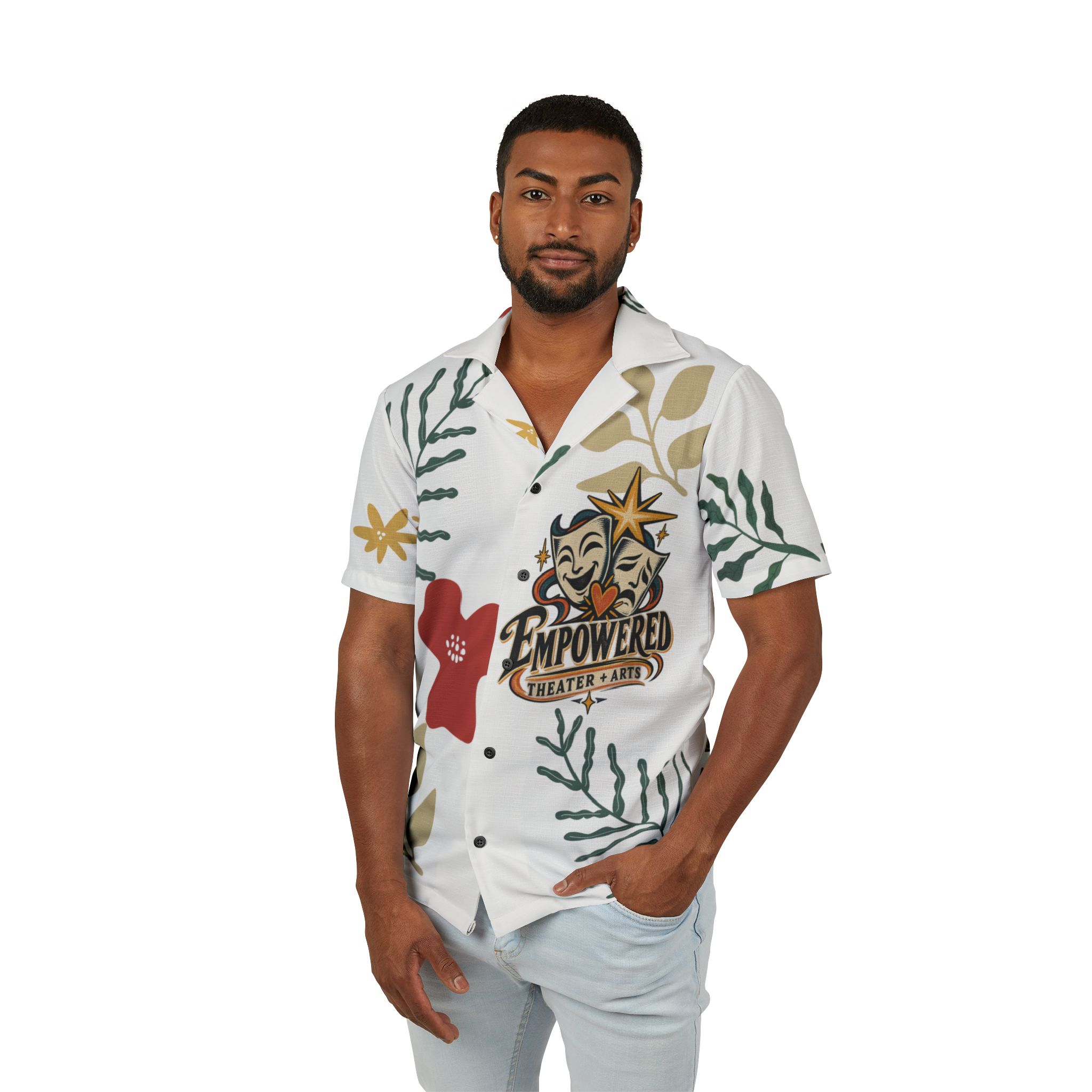Hawaiian Camp Shirt - Palms - Image 3