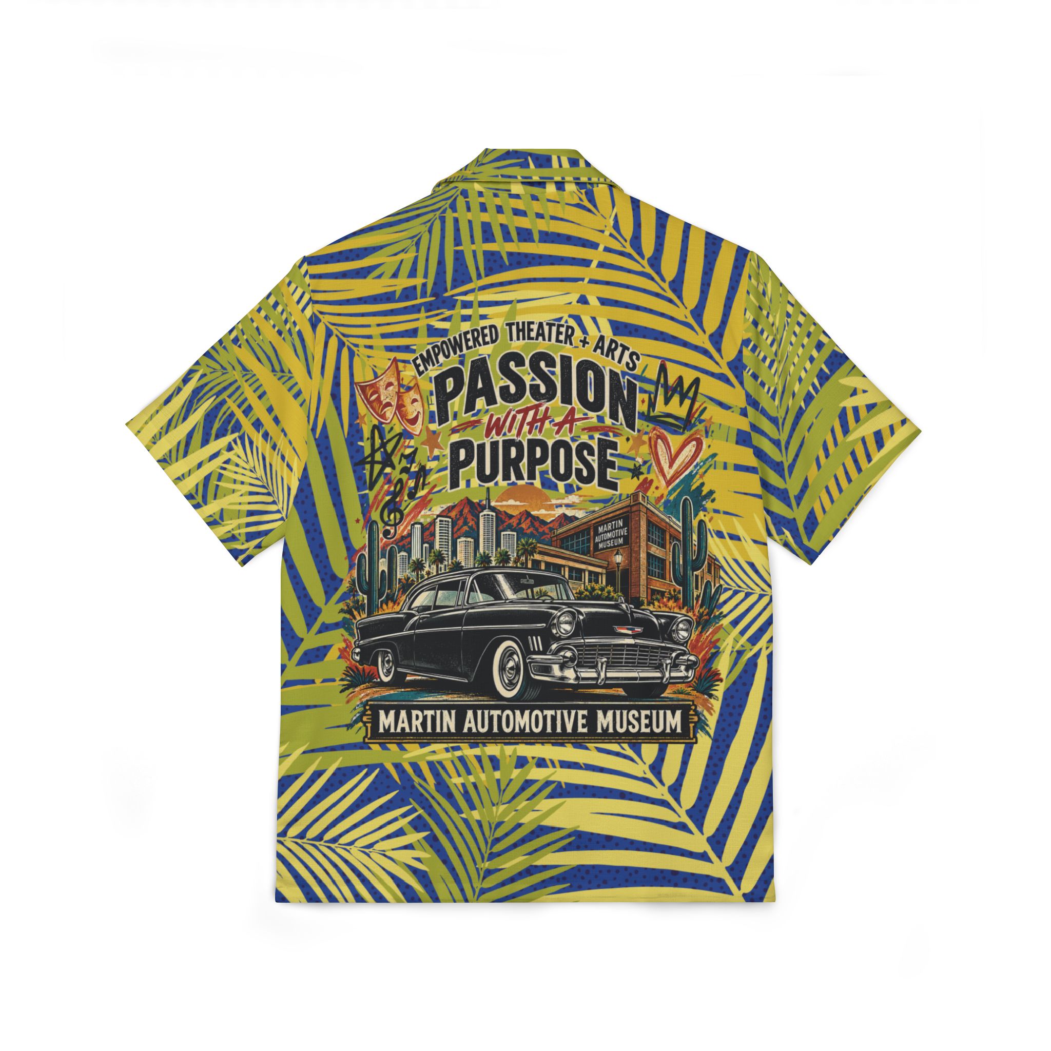 Hawaiian Camp Shirt - Palms - Image 2