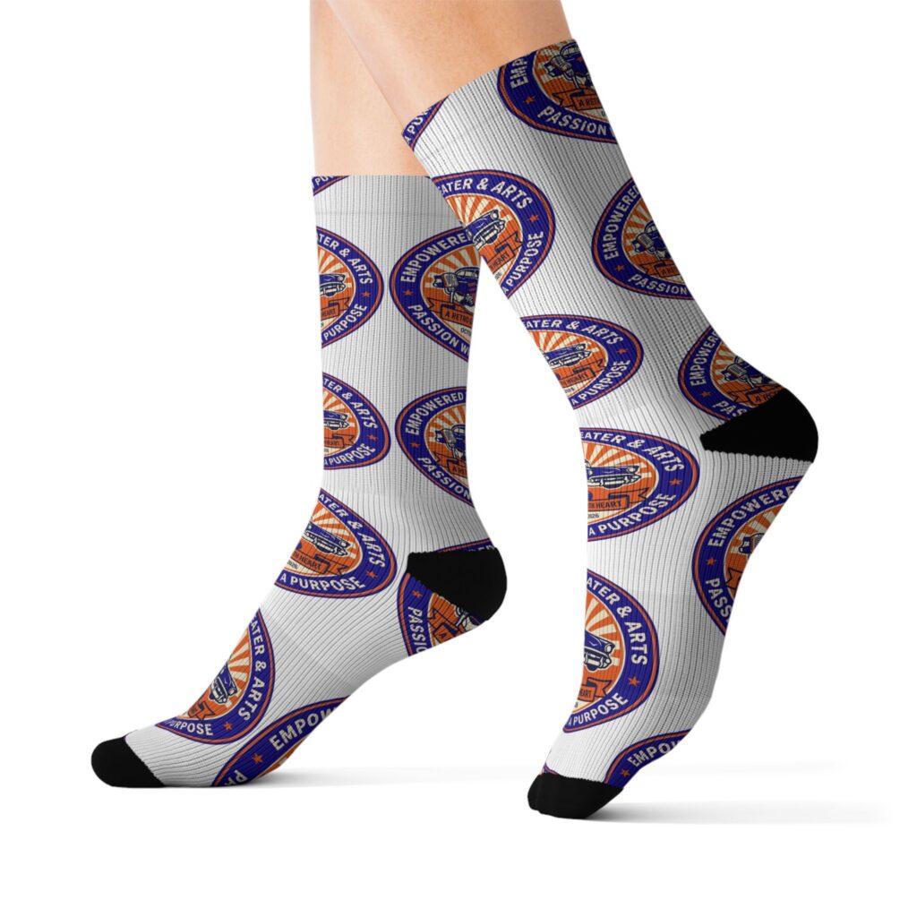 Retro Gala With Heart Socks