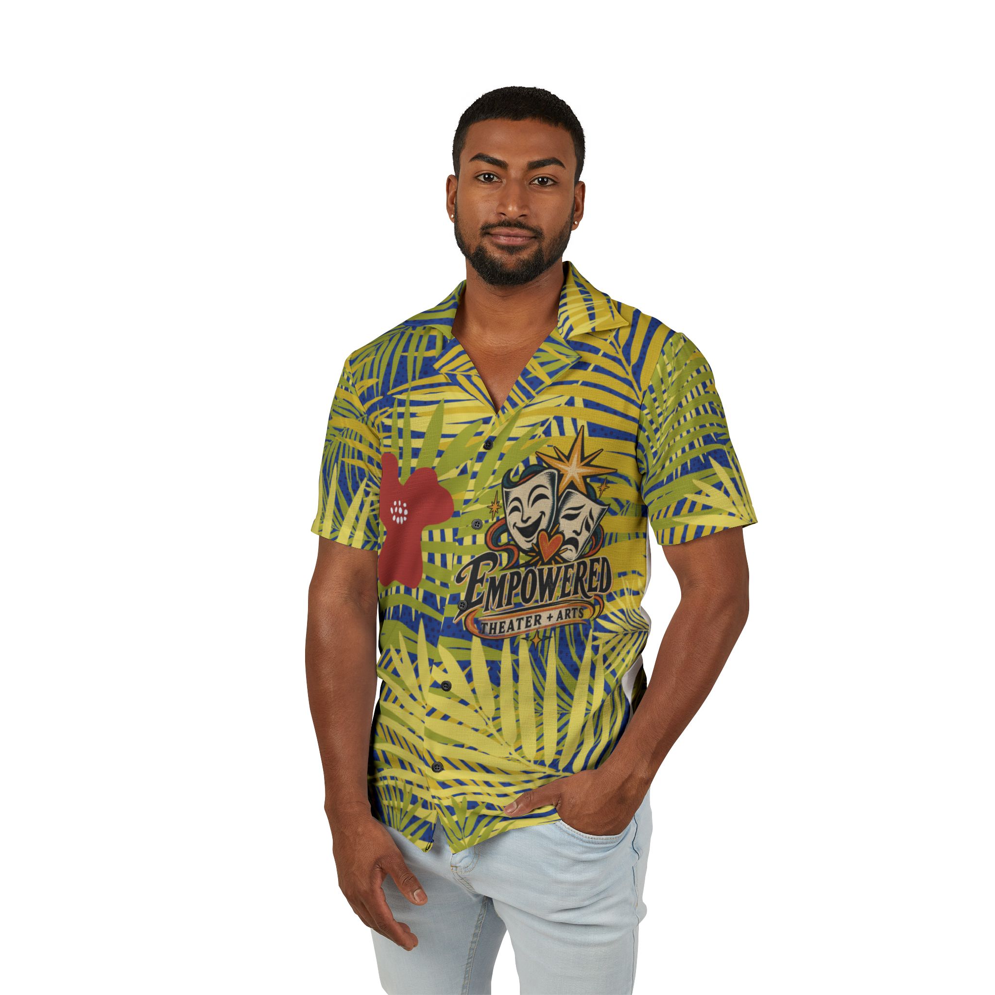 Hawaiian Camp Shirt - Palms - Image 3