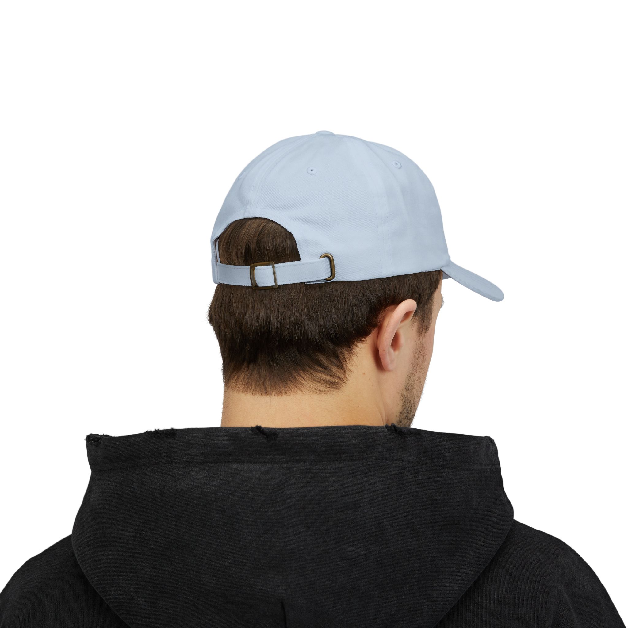 Embroidered Power Fist Dad Cap — Retro Orange Patch Baseball Hat - Image 8