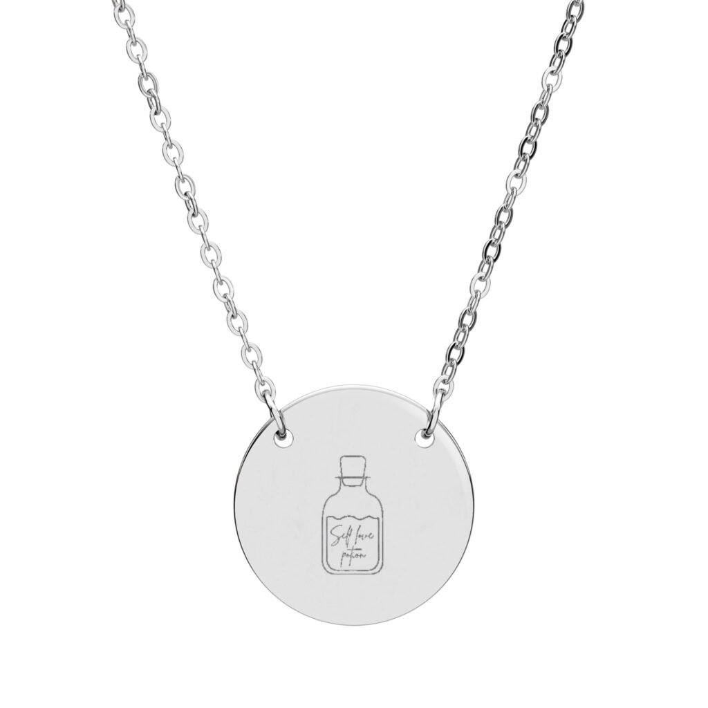 Copy of Engravable Circle Necklace — Personalized Minimalist Disc Pendant