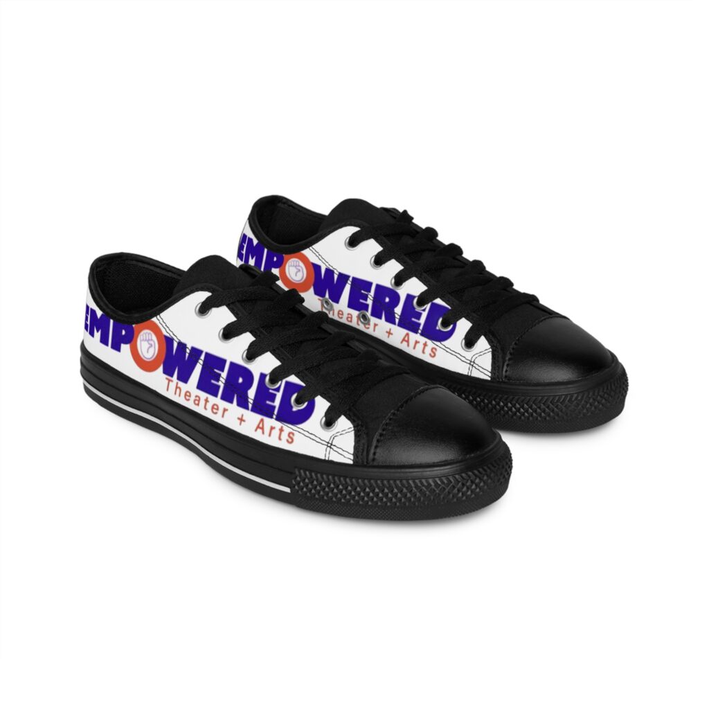 Empowered Theater + Arts Low-Top Sneakers — Men's Logo Canvas Shoes