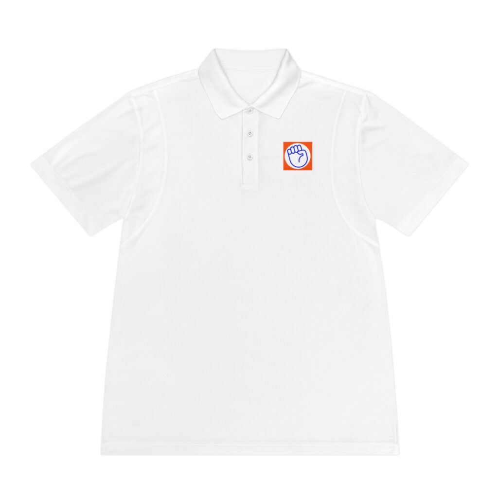 Empowered Men’s Sport Polo  Badge Logo Chest & EMPOWERED Back