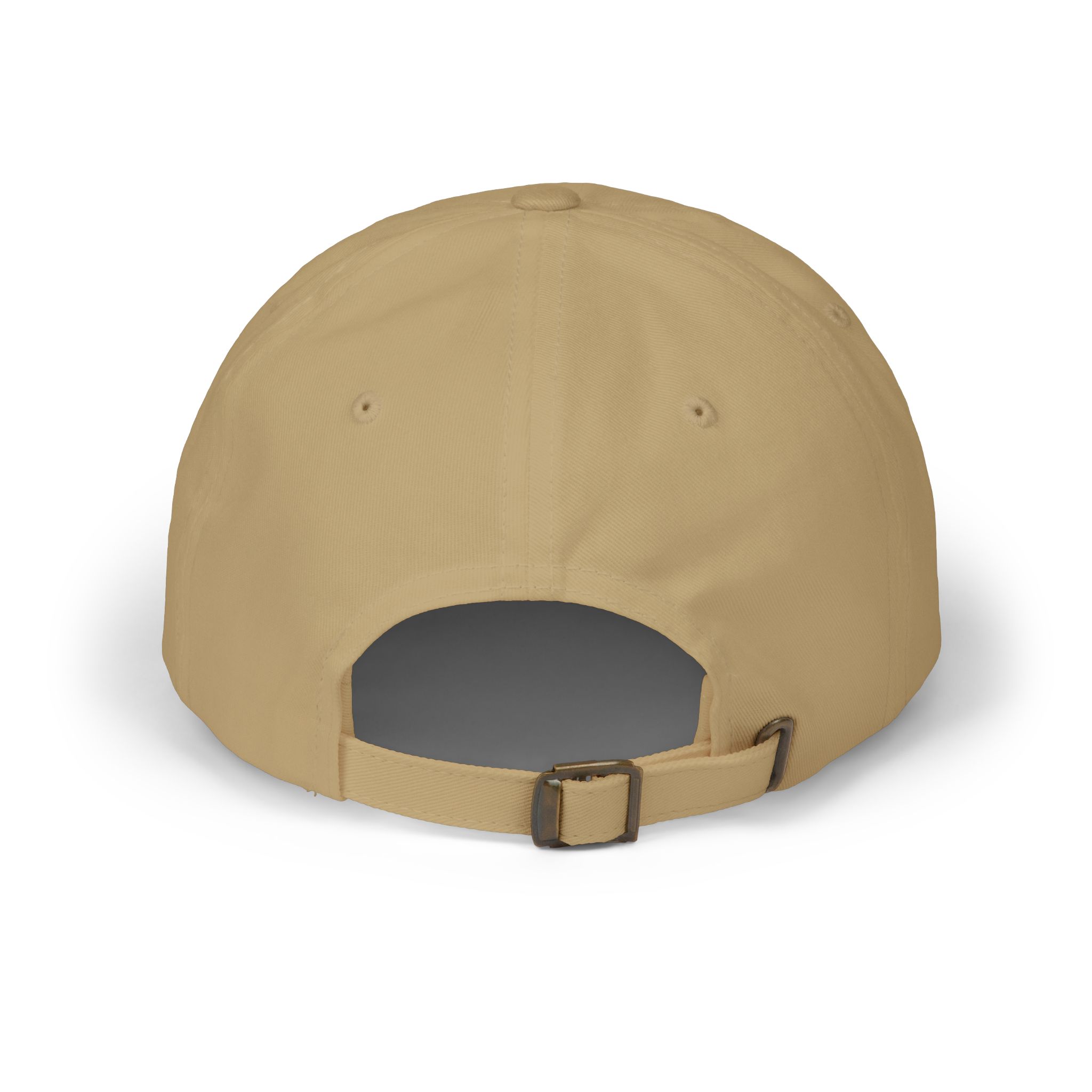 Embroidered Power Fist Dad Cap — Retro Orange Patch Baseball Hat - Image 2