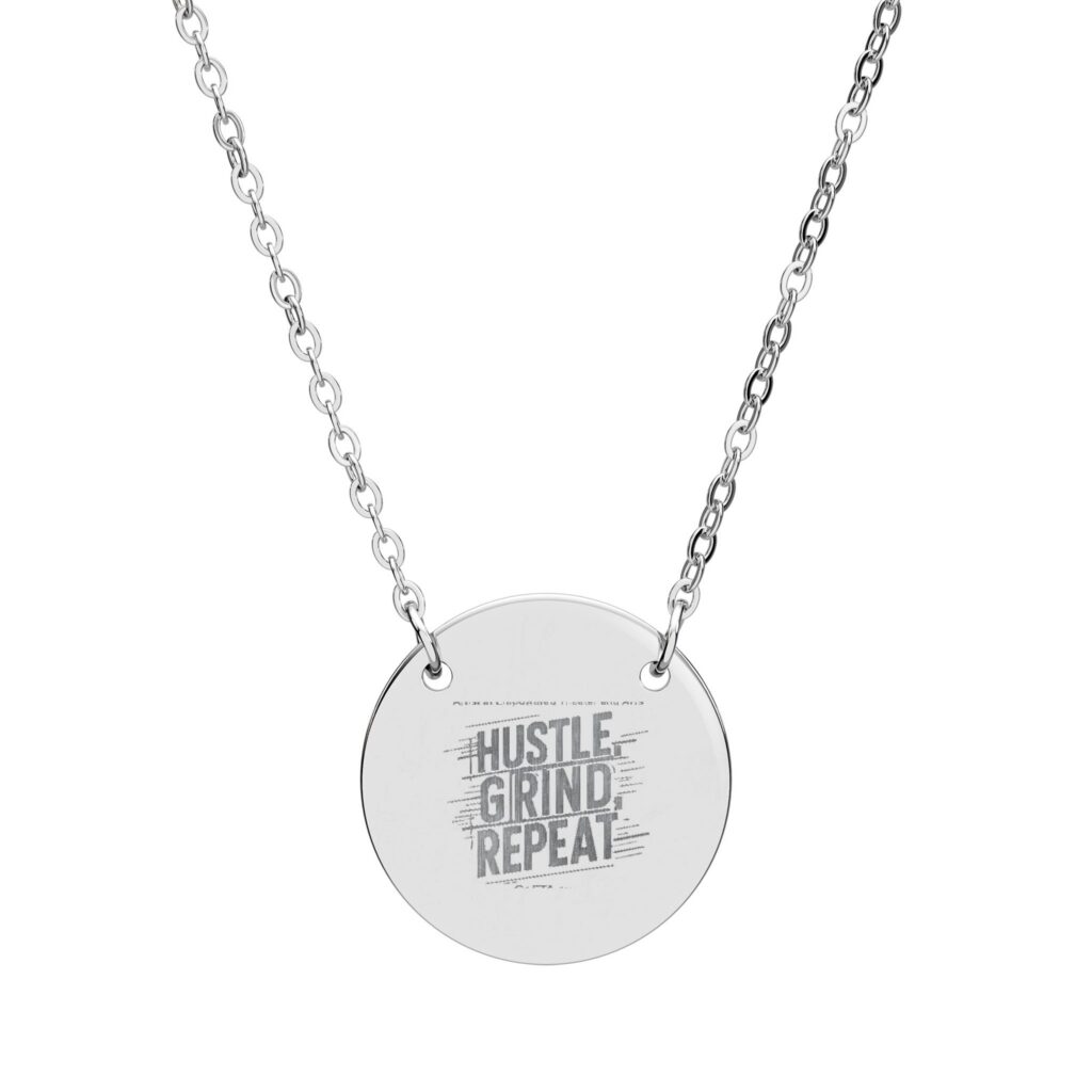 Copy of Copy of Engravable Circle Necklace — Personalized Minimalist Disc Pendant