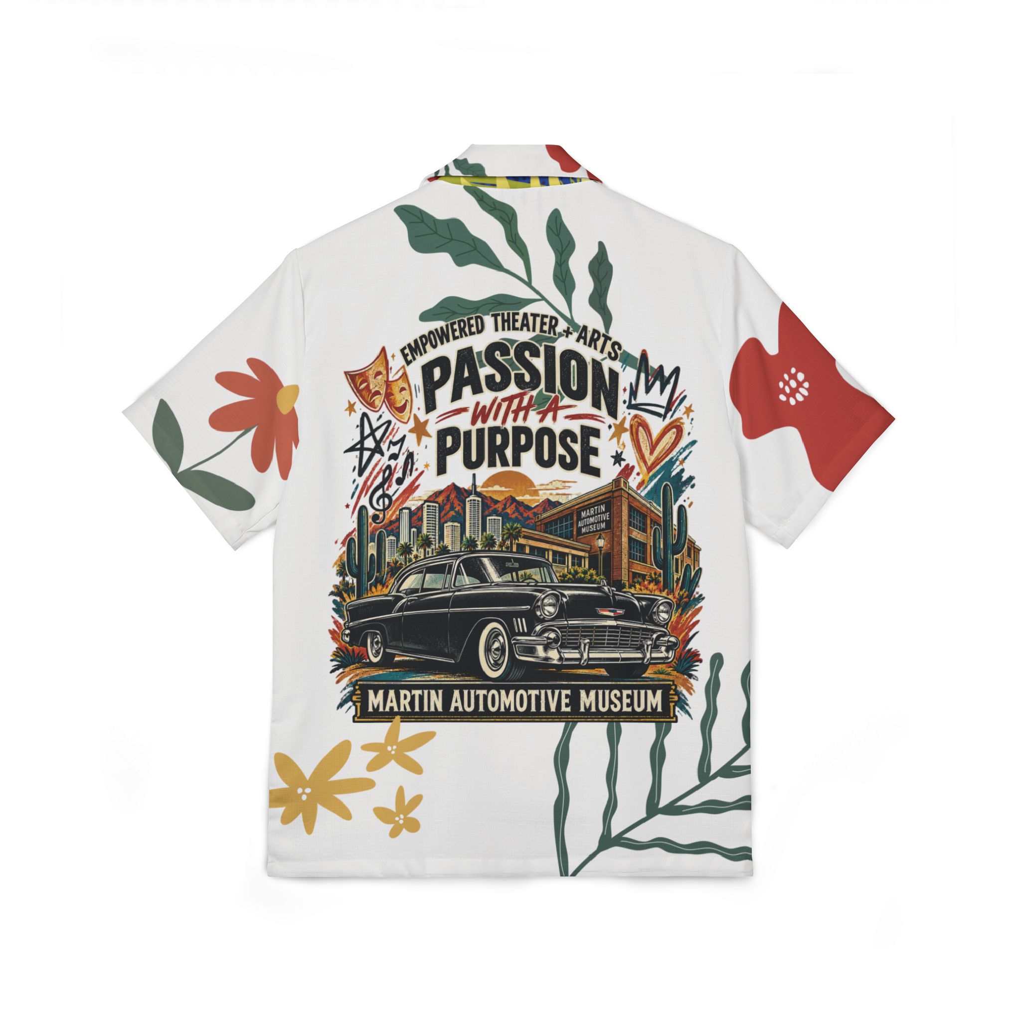 Hawaiian Camp Shirt - Palms - Image 2