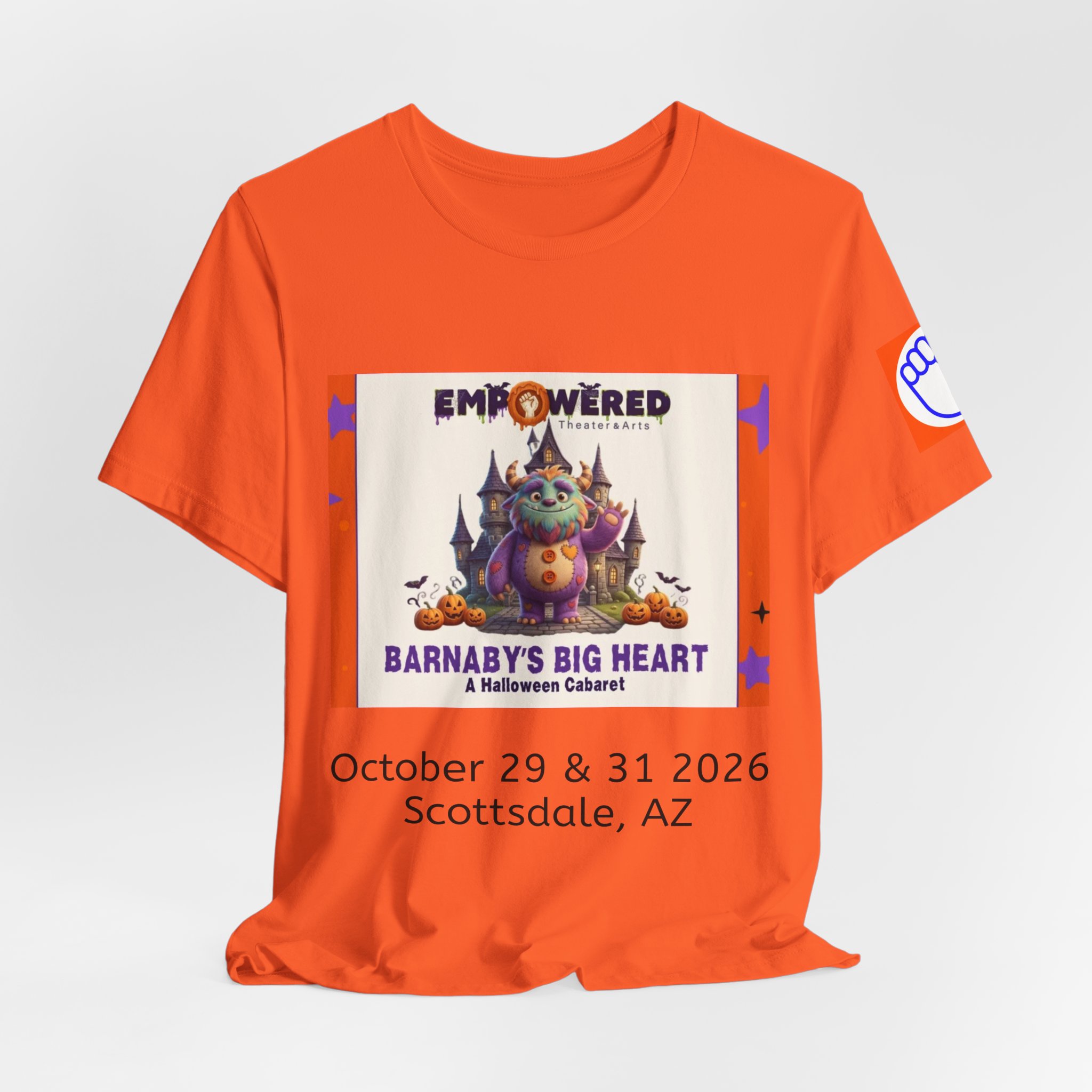 Barnaby’s Big Heart Empowered Theater & Arts Event T-Shirt - Image 8