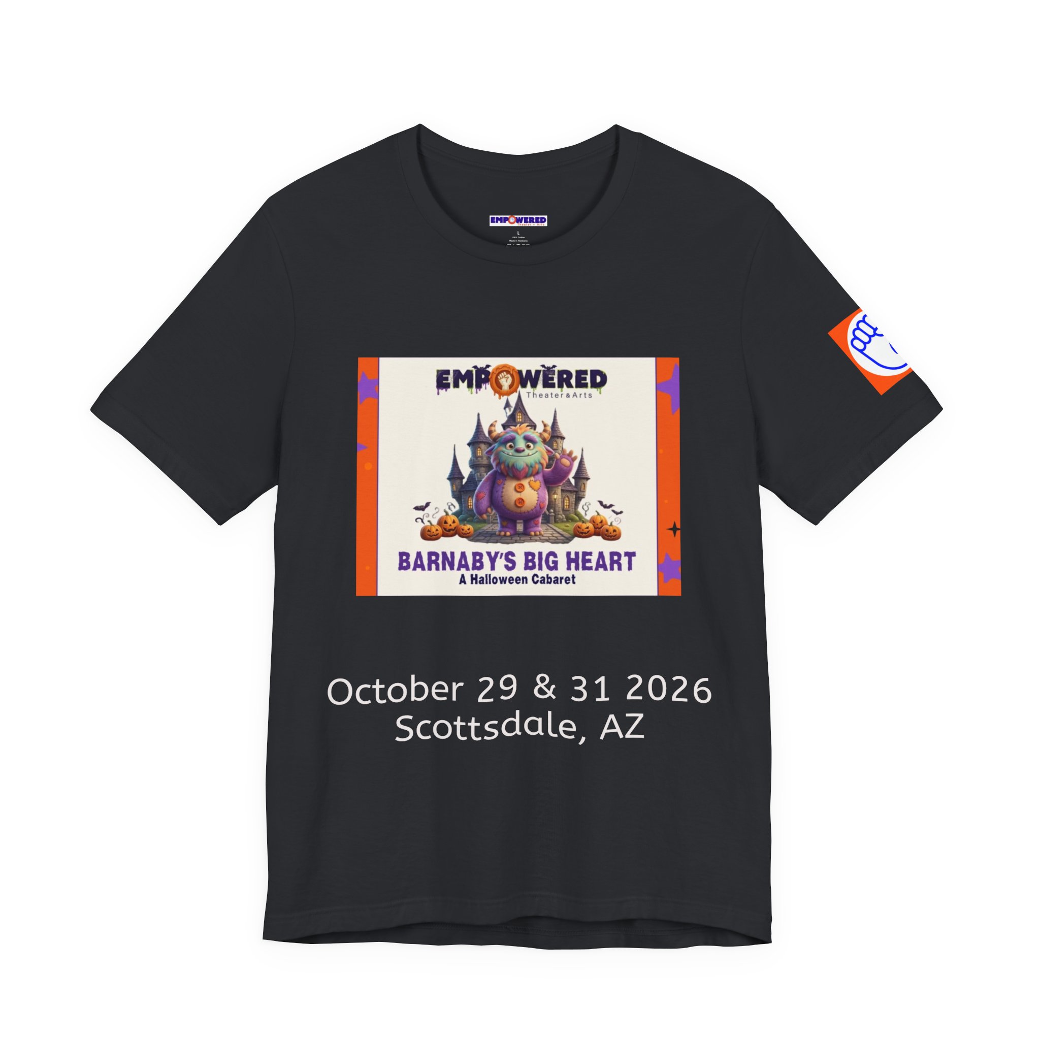 Barnaby’s Big Heart Empowered Theater & Arts Event T-Shirt - Image 13