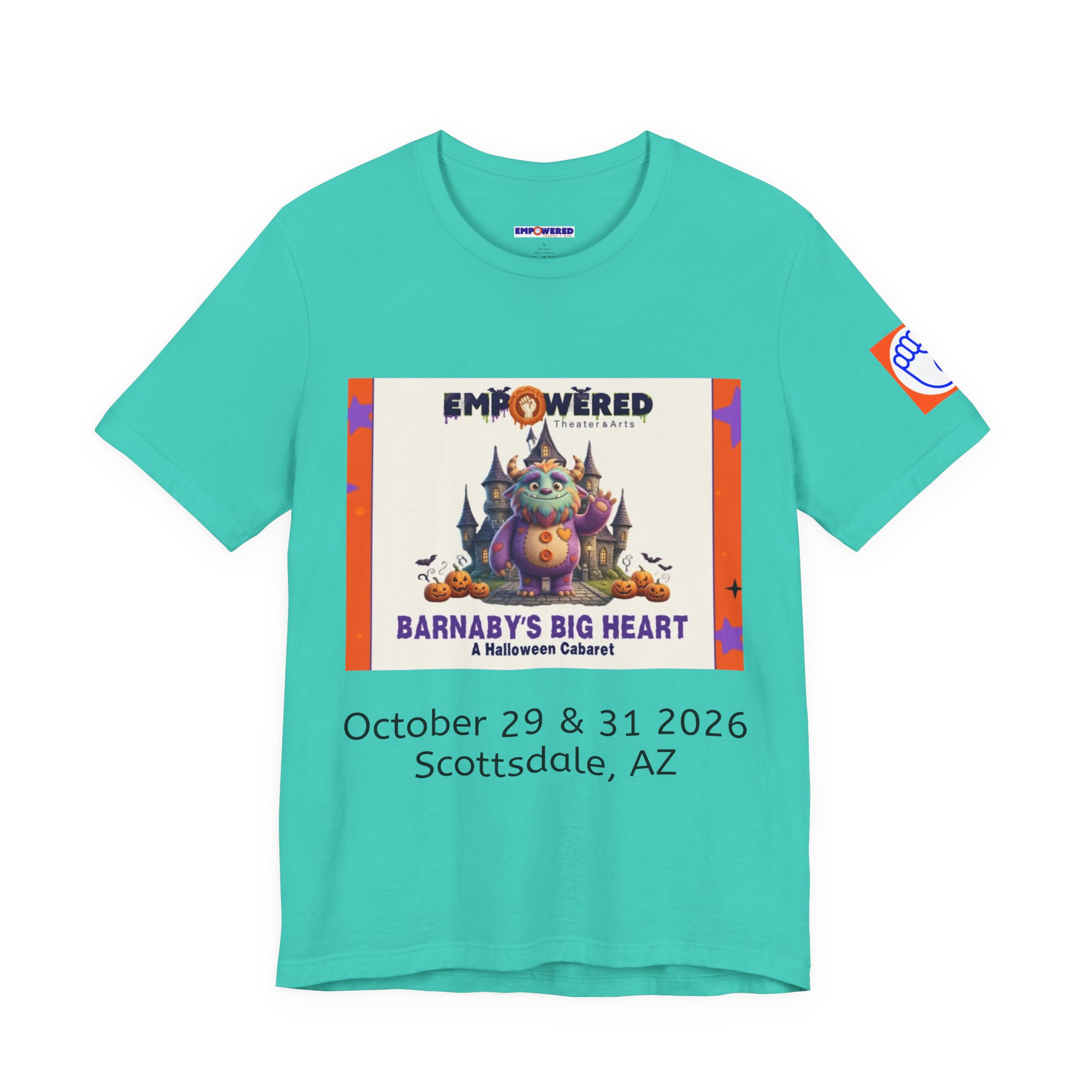 Barnaby’s Big Heart Empowered Theater & Arts Event T-Shirt - Image 17