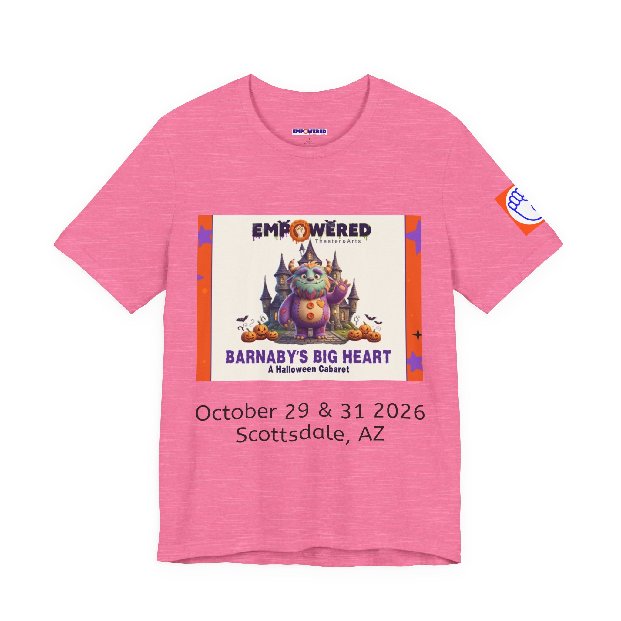 Barnaby’s Big Heart Empowered Theater & Arts Event T-Shirt - Image 25