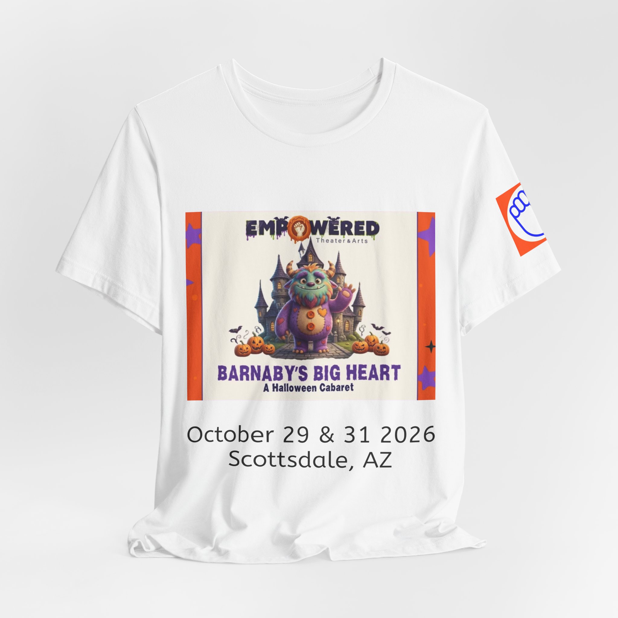 Barnaby’s Big Heart Empowered Theater & Arts Event T-Shirt - Image 4